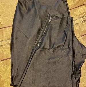 Faux leather leggings